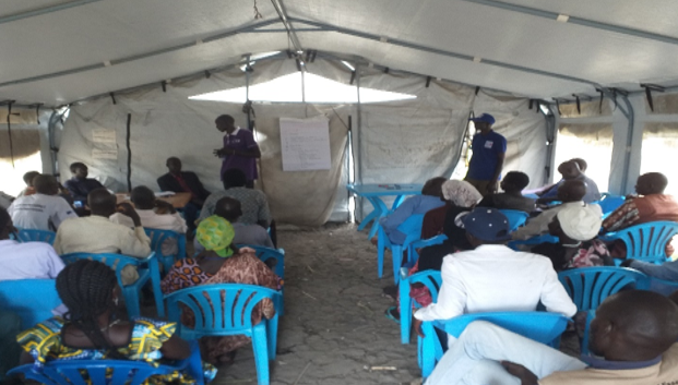 Project Inception Meeting - participants gathered for training session