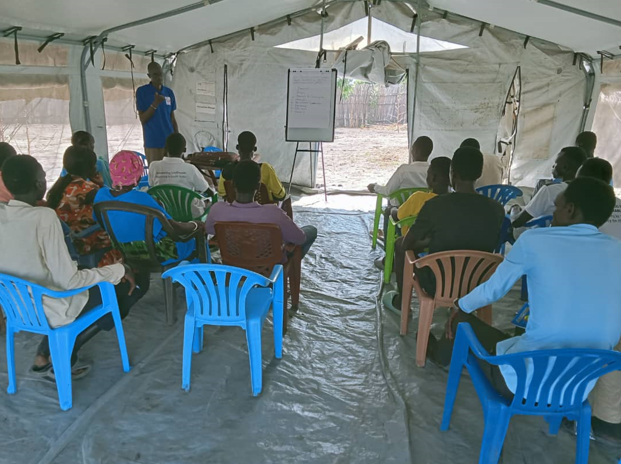 Boma Health Workers training session in Fangak County